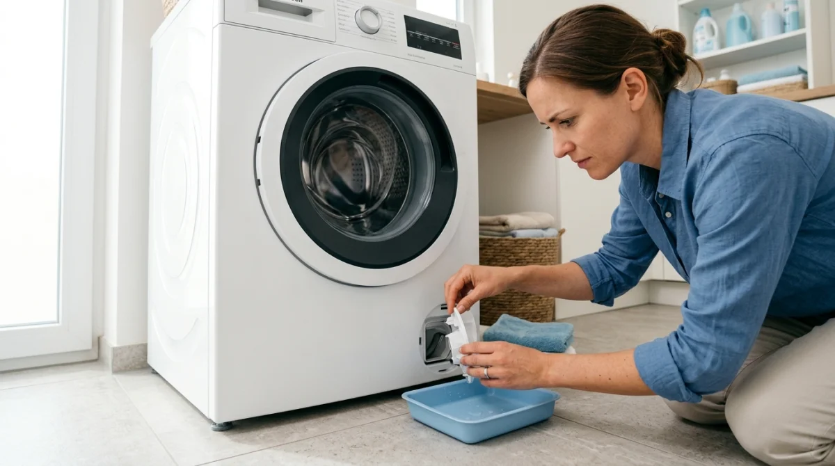 comment ouvrir une machine a laver bloqué