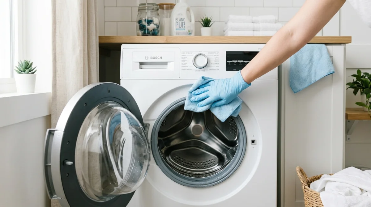 comment desinfecter machine a laver